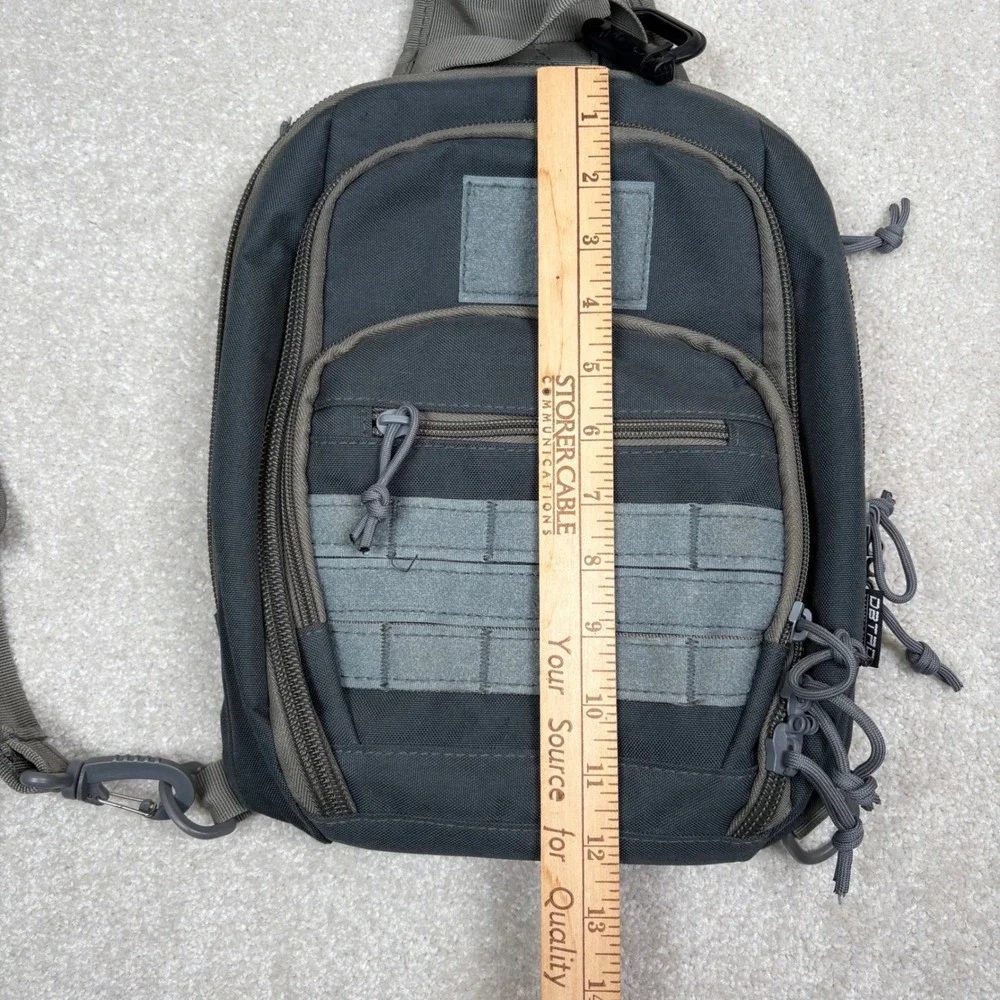 DBTAC Sling Bag Tactical Crossbody Shoulder Backpack Small‎ Gray EDC Pack